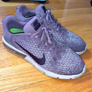 Purple Fly Knit Nike Sneakers
